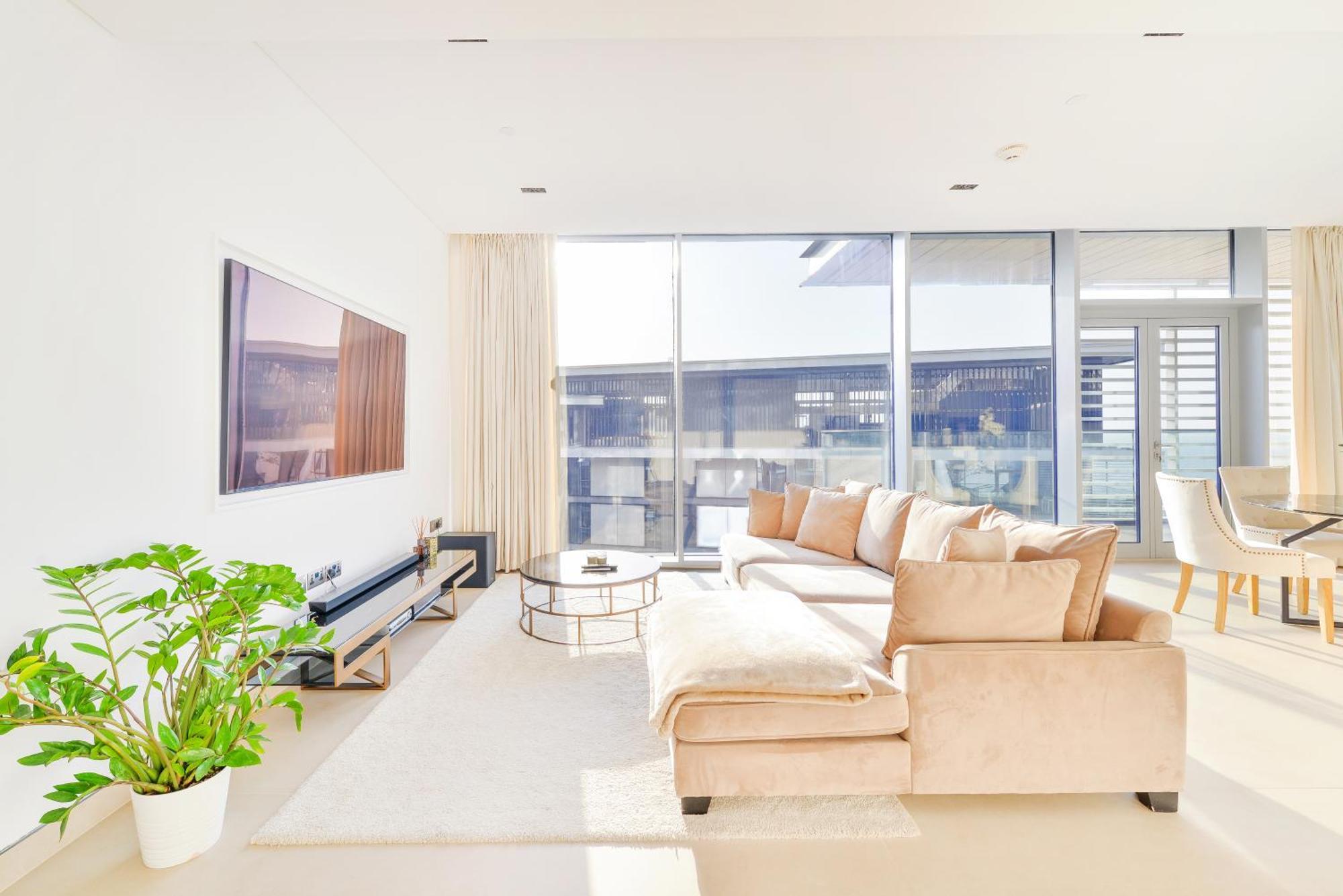 Premium 2+ 1 Bedroom Condo In The Heart Of Bluewaters Island Dubaj Kültér fotó