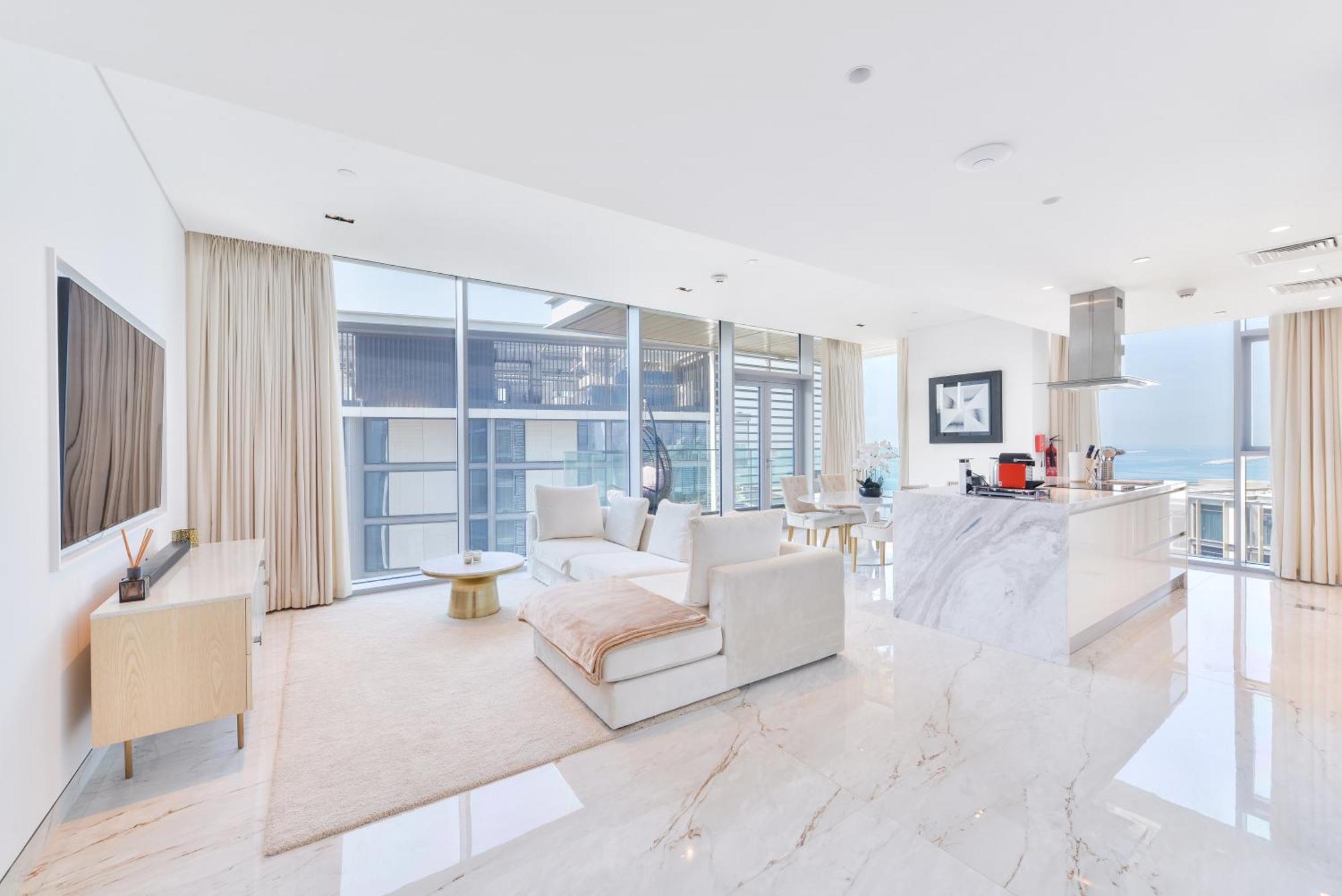 Premium 2+ 1 Bedroom Condo In The Heart Of Bluewaters Island Dubaj Kültér fotó
